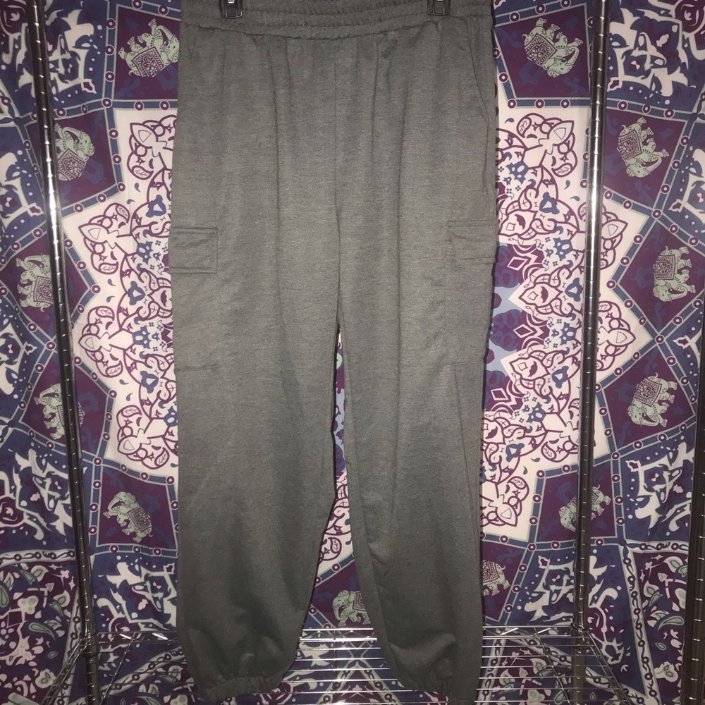 Grey Cargo Sweatpants XL